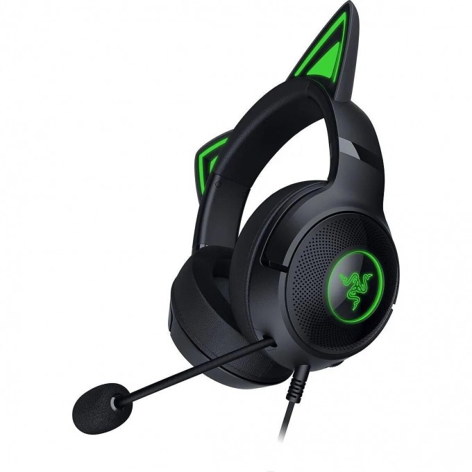 Гарнитура RAZER KRAKEN KITTY V2, Black RZ04-04730100-R3M1 Гарнитура RAZER KRAKEN KITTY V2, Black RZ04-04730100-R3M1