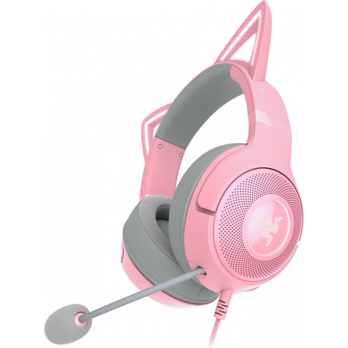 Гарнитура RAZER KRAKEN KITTY V2, Quartz RZ04-04730200-R3M1 Гарнитура RAZER KRAKEN KITTY V2, Quartz RZ04-04730200-R3M1