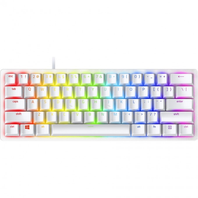 Игровая клавиатура RAZER HUNTSMAN MINI, MERCURY WHITE (Linear Optical Switch - Red) RZ03-03392200-R3R1 Игровая клавиатура RAZER HUNTSMAN MINI, MERCURY WHITE (Linear Optical Switch - Red) RZ03-03392200-R3R1