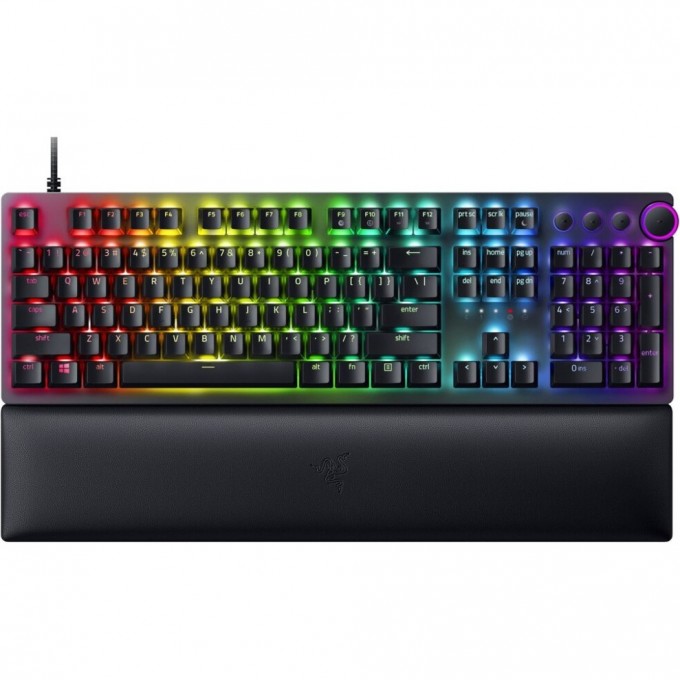 Игровая клавиатура RAZER Huntsman V2 (Purple Switch) - Russian Layout Gaming Keyboard RZ03-03931300-R3R1 Игровая клавиатура RAZER Huntsman V2 (Purple Switch) - Russian Layout Gaming Keyboard RZ03-03931300-R3R1