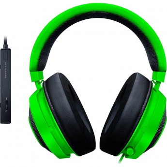 Игровая стерео гарнитура RAZER Kraken Tournament Edition - Wired Gaming Headset with USB Audio Controller - Green - FRML Packaging Игровая стерео гарнитура RAZER Kraken Tournament Edition - Wired Gaming Headset with USB Audio Controller - Green - FRML Packaging