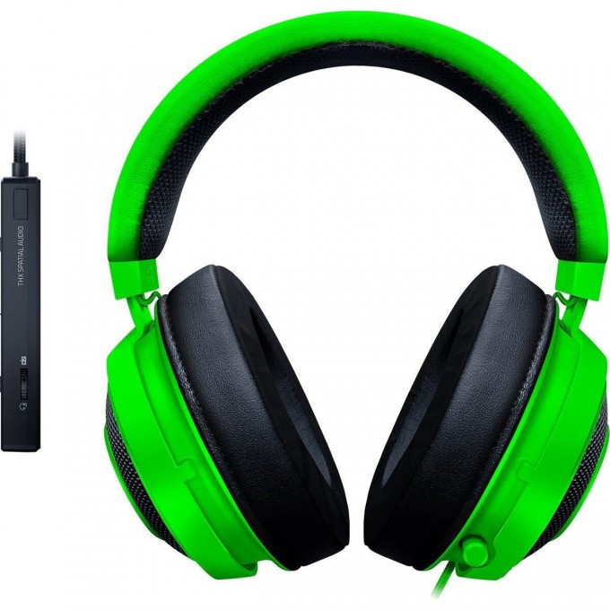 Игровая стерео гарнитура RAZER Kraken Tournament Edition - Wired Gaming Headset with USB Audio Controller - Green - FRML Packaging RZ04-02051100-R3M1 Игровая стерео гарнитура RAZER Kraken Tournament Edition - Wired Gaming Headset with USB Audio Controller - Green - FRML Packaging RZ04-02051100-R3M1