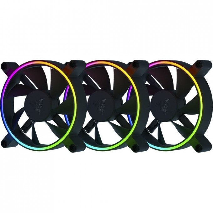 Кулер RAZER KUNAI CHROMA RGB 120MM LED PWM Performance Fan - 3 Fans - FRML Packaging RC21-01810100-R3M1 Кулер RAZER KUNAI CHROMA RGB 120MM LED PWM Performance Fan - 3 Fans - FRML Packaging RC21-01810100-R3M1