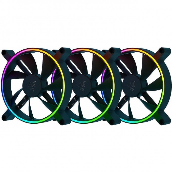 Кулер RAZER KUNAI CHROMA RGB 140MM LED PWM Performance Fan - 3 Fans - FRML Packaging RC21-01810200-R3M1 Кулер RAZER KUNAI CHROMA RGB 140MM LED PWM Performance Fan - 3 Fans - FRML Packaging RC21-01810200-R3M1
